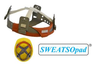 Weldas 20-3200V: SWEATSOpad® Hard Hat Welding Sweatbands: Orange, 2 pack