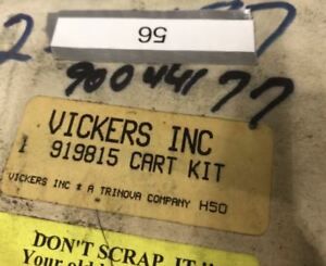Stopol Equipment Sales &gt; Injection Molding Machine &gt; Vickers Cart Kit (50,55,56)