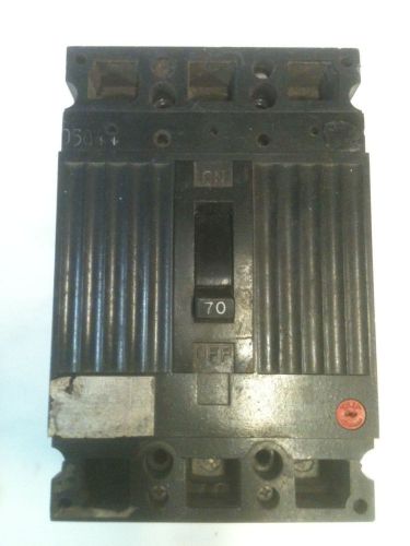 Ge general elecrtic ted134070 70a 70 amp 3p 3 pole circuit breaker for sale