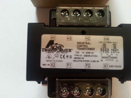 ACME TRANSFORMER CE06-0100-  PHASE1