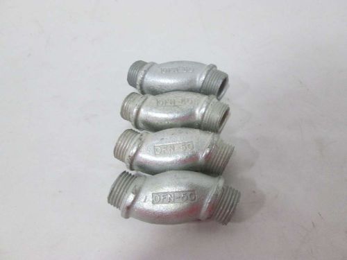 Lot 4 new appleton ofn-50 1/2in npt offset steel conduit nipple fitting d337263 for sale