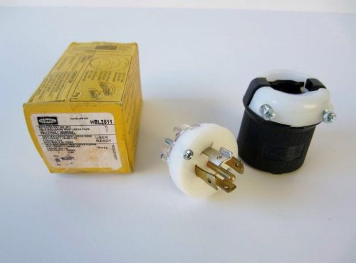 NEW Hubbell HBL2511  20 Amp 120/208 Volt L21-20P PLUG