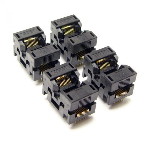 4 new enplas 656c20 open-top sop burn-in/test sockets for sale