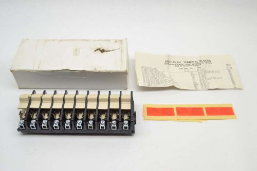 Lot 10 new buchanan 0352 fuse switch 1p screw 600v-ac terminal block b390265 for sale