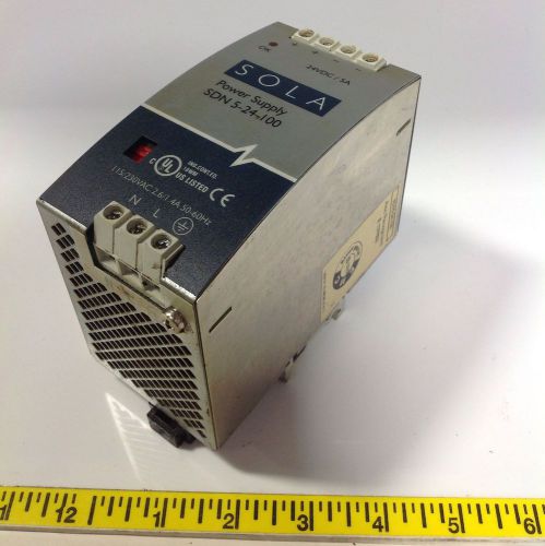 SOLA 24VDC 5APOWER SUPPLY SDN 5-24-100