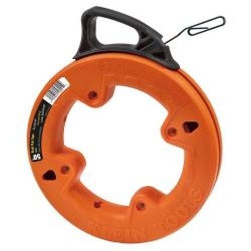 Klein Tools 56001 50-Feet Depth finder High Strength 1/8-Inch Wide Steel Fish...