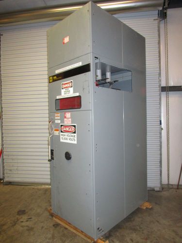 Square d hvl 15 kv 600 amp 44036-325-50 load current interrupter switch 13.8 kv for sale