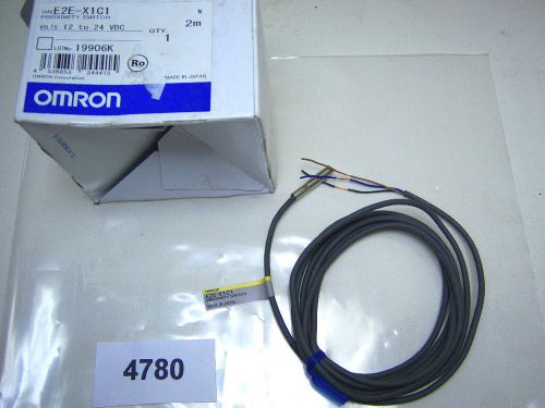 (4780)c omron proximity switch e2e-x1c1 2m 12-24 vdc for sale