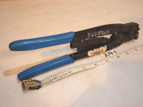 CRIMPER ELECTRICAL IZUMI FOR TERMINALS WORKS AIRCRAFT TOOL BLUE HANDLES