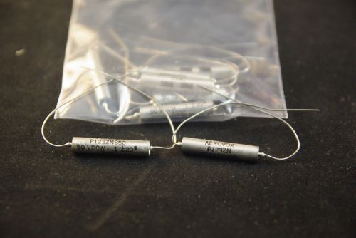 Eight NOS Aerovox .1 uF 50 Vdc Audio Tone Capacitors