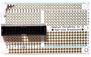 ADAFRUIT INDUSTRIES 1148 BREADBOARD PCB KIT, PERMA-PROTO RASPBERRY PI (1 piece)