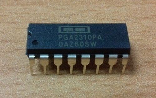 2PCS X PGA2310PA TI IC 5V STEREO AUD VOL CTRL 16-DIP