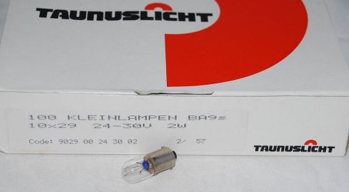 TAUNUSLICHT TELEPHONE LAMP 24-30V 2W 10x29 BA9S X1p