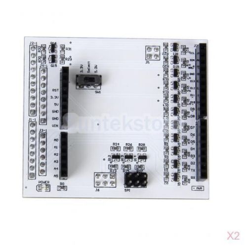 2x T Board to Bridge Arduino Shield to pcDuino with Level Shifter 3.3V 5V Switch