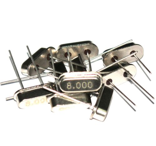 10x 8.000Mhz  NEW Arrival  Crystal Oscillator HC-49S AK