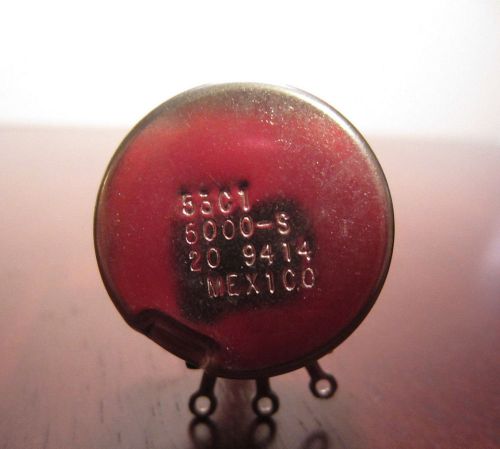 Clarostat 53C1 5000 S 20 9414 Potentiometer