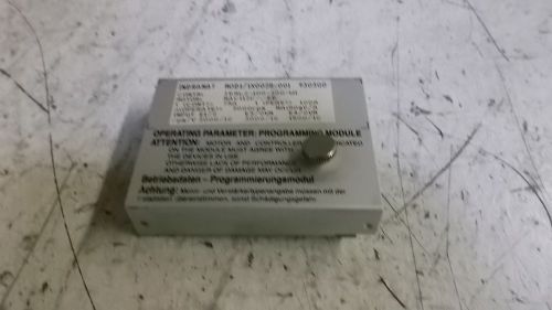 INDRAMAT MOD1/1X0028-001 PROGRAMMING MODULE *USED*