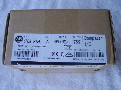 FS Allen Bradley CompactLogix Power Supply   1769-PA4    Date 07/2014