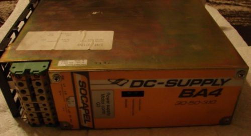 SOCAPEL BA4-30-50-310 DC Supply BA4