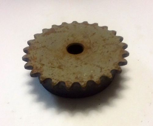 New Roller Chain Sprocket, Reboreable, Type B Hub, #35B25 1/2 inch Bore