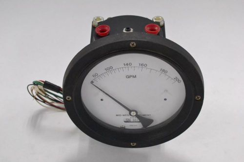 MID-WEST 130AC-00-F(HA) PRESSURE SWITCH 40-200GPM 6 IN 1/2 IN NPT GAUGE B324826