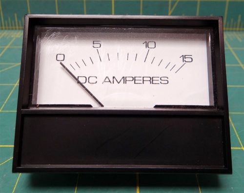 La Marche Mfg. Ammeter 0-15 D.C. Amperes P/N P1DA-E15-A1S