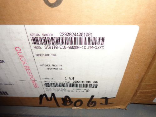 NEW HONEYWELL STG170-E1G-00000-1C PRESSURE TRANSMITTER