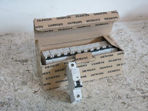 12 SIEMENS 5SJ4120-7HG40 MINIATURE CIRCUIT BREAKERS, 20A, 1P, C CURVE