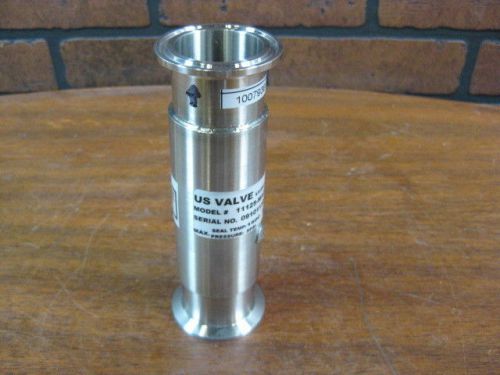 NEW US VALVE #100793 11125-MA23 Flow Valve 1-1/4&#034;, Max Seal Temp 150C, Max 5PSI