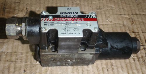 Daikin Solenoid Operated Valve JSO-G02-2BP-20_ JS0-GO2-2BP-20