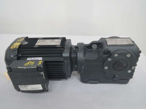 SEW EURODRIVE KA37/A 13.08:1 1HP 230/460V-AC 1740/133RPM 3PH GEAR MOTOR B364634