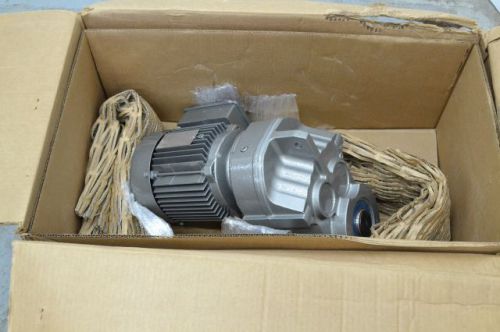 NEW SEW EURODRIVE FA67DT90S8/4-KS162.31:1 RATIO GEAR MOTOR .8HP 480V  B224746