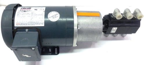 LINCOLN MOTOR SRF4S1TC61, LM24079A, 1 HP, 1725 RPM, 230/460 VOLT, 3 PH