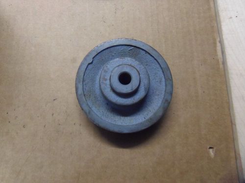 4&#034; OD adjustable cast iron v belt pulley with1/2&#034; bore for 1/2&#034; wide belts