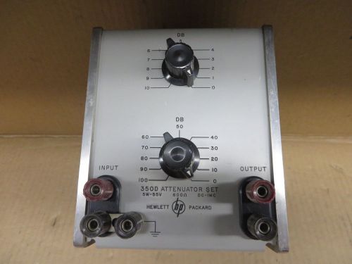 hp HEWLETT PACKARD ATTENUATOR SET 350D  VINTAGE ELECTRONIC TEST EQUIPMENT