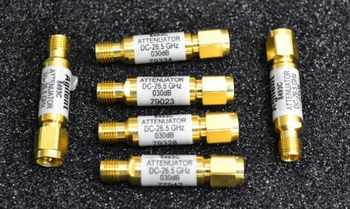 Agilent Keysight 8493C Attenuator DC-26.5Ghz, 30db, 3.5mm, Six Available GOOD