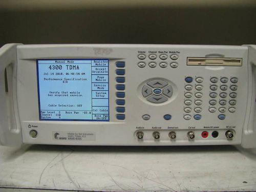 Wandel Goltermann MMS-4305 Cellular Test Set AMPS NAMP