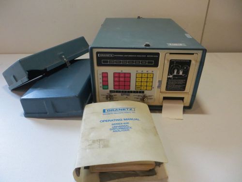 Dranetz 626A Disturbance Analyzer w/ Key 626-PA-6001 626-PA-6002A 626-PA-6003