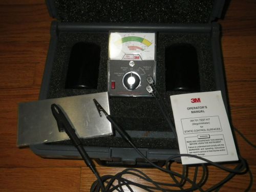 Like new 3m 701 test kit for static control surfaces megohmmeter for sale