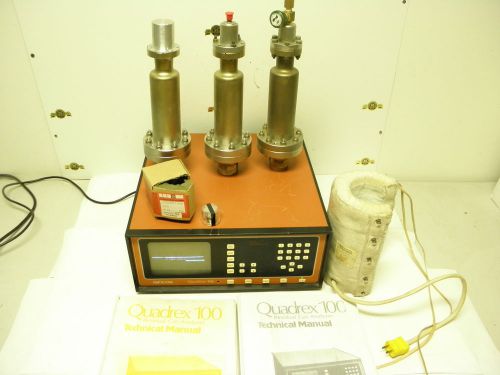 Quadrex 100 residual gas analyzer inficon leybold heraeus 017-605 rga heads lot for sale