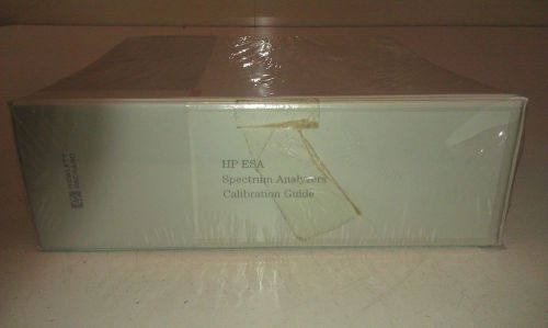 HP ESA Spectrum Analyzer Calibration Guide E4401-90132