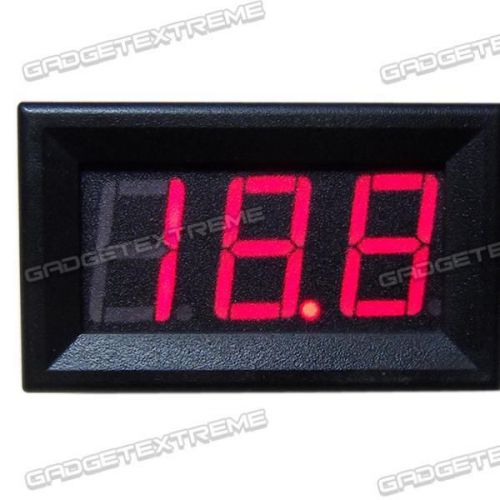 3 Digit 3.2-30V 0.56&#034; 2-Wires STM8S003 Control Digital Voltmeter