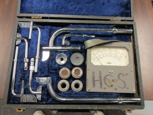Vintag alnor velometer with case and instruction manual appears complete for sale