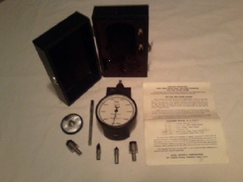 Vintage jones single range model 1600-6 manual hand tach w/stop button cp/rdr for sale