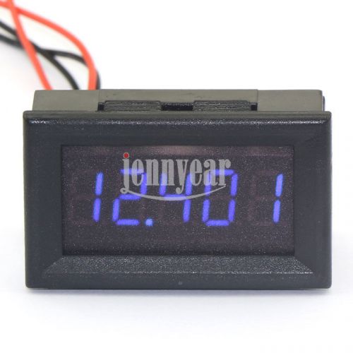 5-bits Blue LED Electronic Voltmeter DC 0-33V Voltage Panel Meter Volt Guages