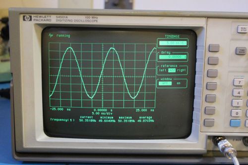 HP 54501A 4 Channel Digital/Digitizing Oscilloscope 100MHZ w/ HP-IB (Agilent)