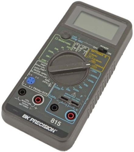 BK Precision 815 Handheld 200Ohm-20MOhm 200pF-200mF 3.5-Digit Component Tester