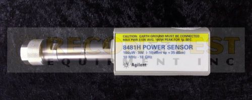 Agilent / HP / Keysight 8481H Power Sensor, 10 MHz to 18 GHz, 100 µW to 3 W