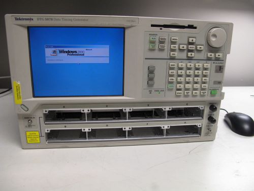 Tektronix DTG5078 DATA TIMING GENERATOR; 750 MB/S DATA GENERATOR 8 SLOTS