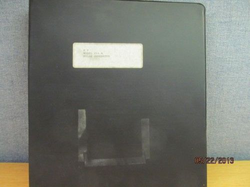 Agilent/HP 214A Pulse Generator Operating and Service Manual w/Schematics S#632-